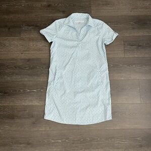 SOUTHERN TIDE KAMRYN IKAT PRINTED‎ BRRR° INTERCOASTAL SHIRT DRESS Womens Small